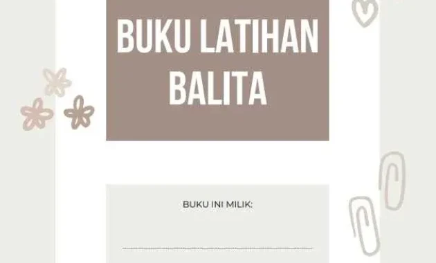 Buku Latihan Balita Toddler Buku Latihan Balita Toddler