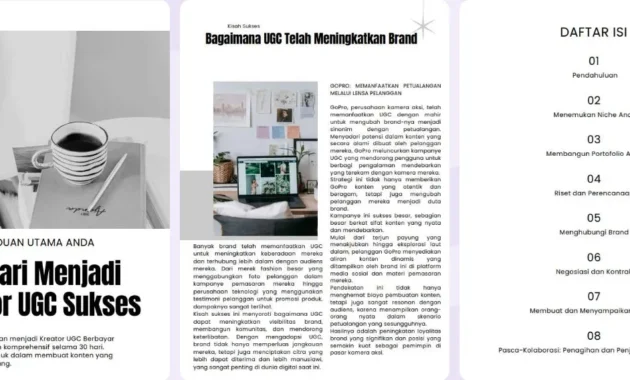 Ebook 30 Hari Menjadi Kreator UGC Sukses